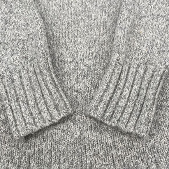 Eddie Bauer Lounge Turtleneck Rag Wool Sweater Soft & Cozy‎ Grey XS - Picture 3 of 10